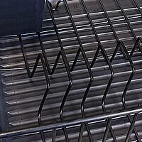 Better Chef 3-Piece 16-inch Dish Rack With Drainer, Black