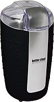 Better Chef 150-Watt Power Blade Coffee Grinder | Stainless Blade and Chamber | Grind Coffee | Nuts | Spices (Black)