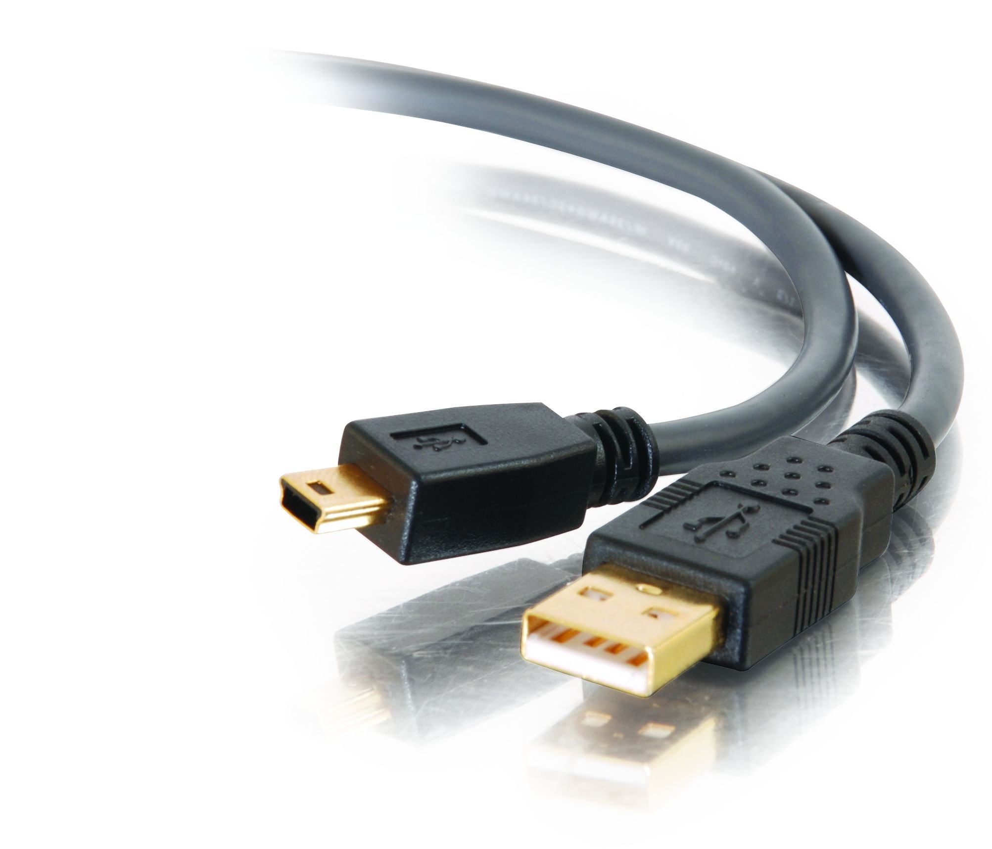 C2G Legrand USB A to B Cable, Female to Male USB Cable, USB Mini Cable, 6.56 Foot (2 Meters) Data Transfer Cable