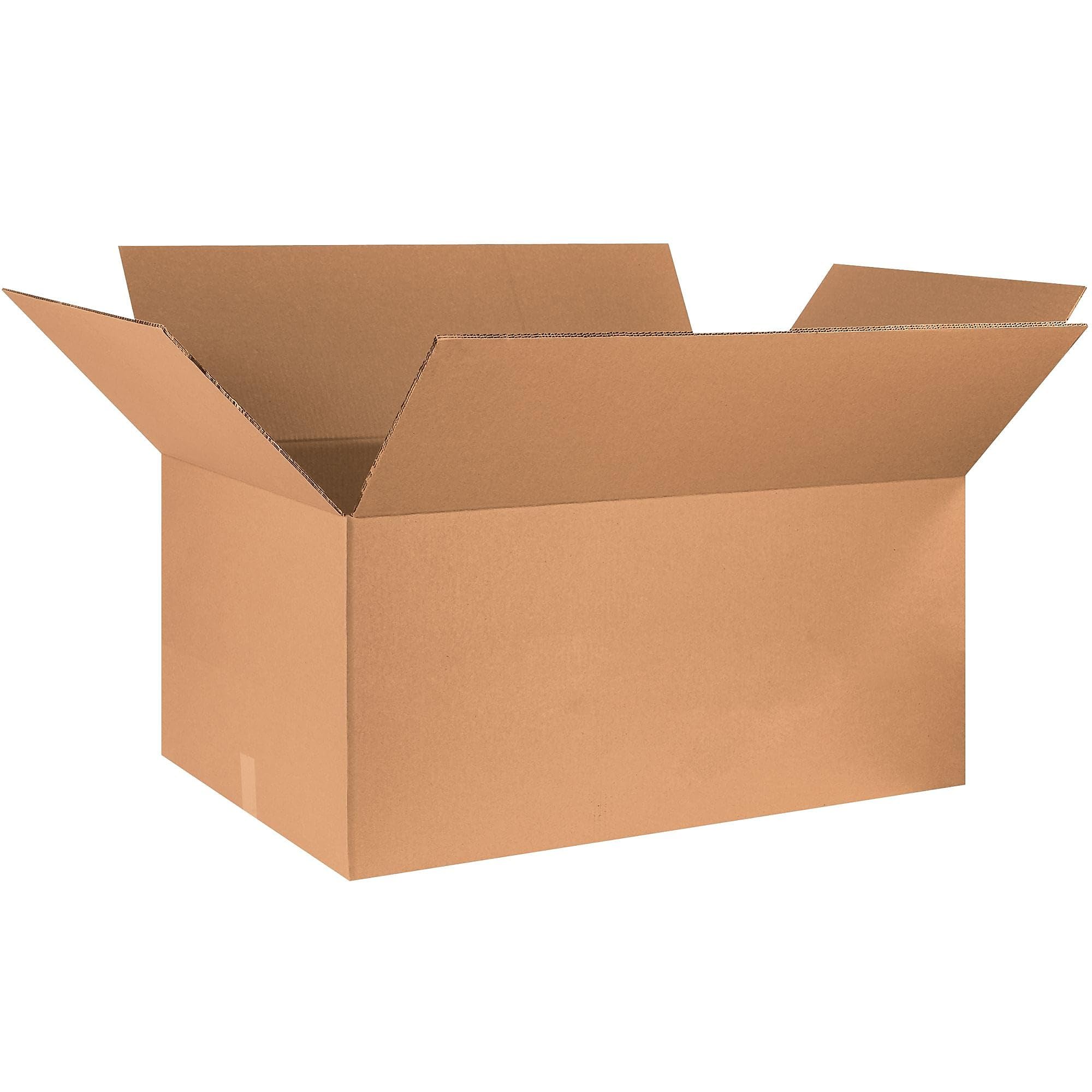 BOX USA 10 Pack of Heavy-Duty Double Wall Corrugated Cardboard Boxes, 36" L x 18" W x 18" H, Kraft, Shipping