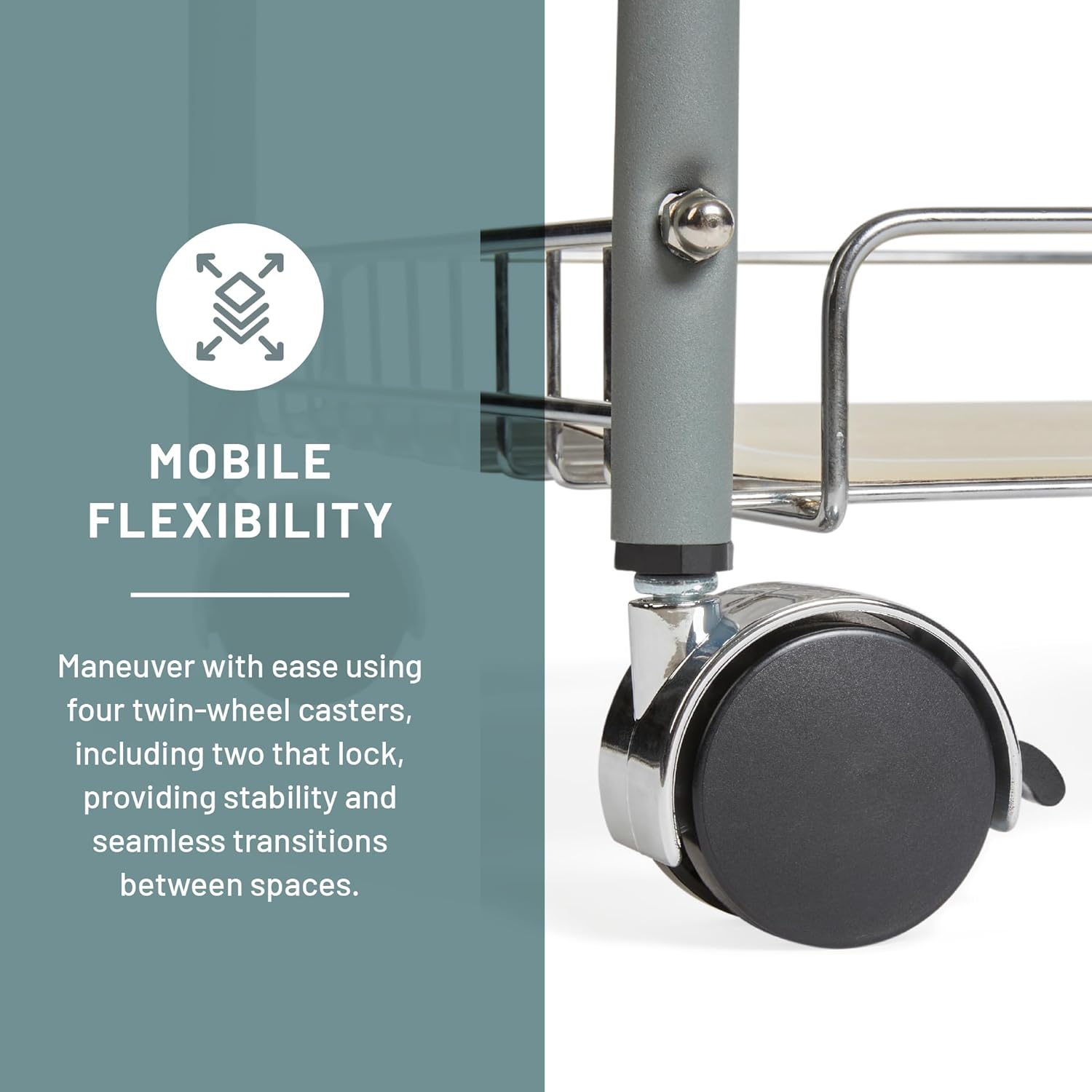 SAFCO Tubular Steel Wire Mobile Roll File Organizer