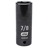 GEARWRENCH 1/2" Drive Deep Impact SAE Socket 7/8", 6 Point - 84554N