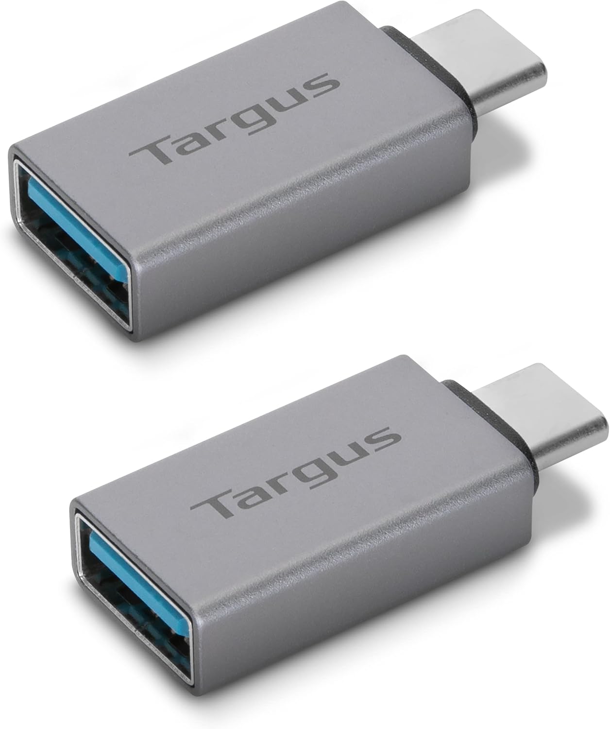 Targus USB-C to USB-A Adapter 2-Pack - Fast Data Transfer, Compact Design - USB C to USB Adapter & USB to USB C Adapter