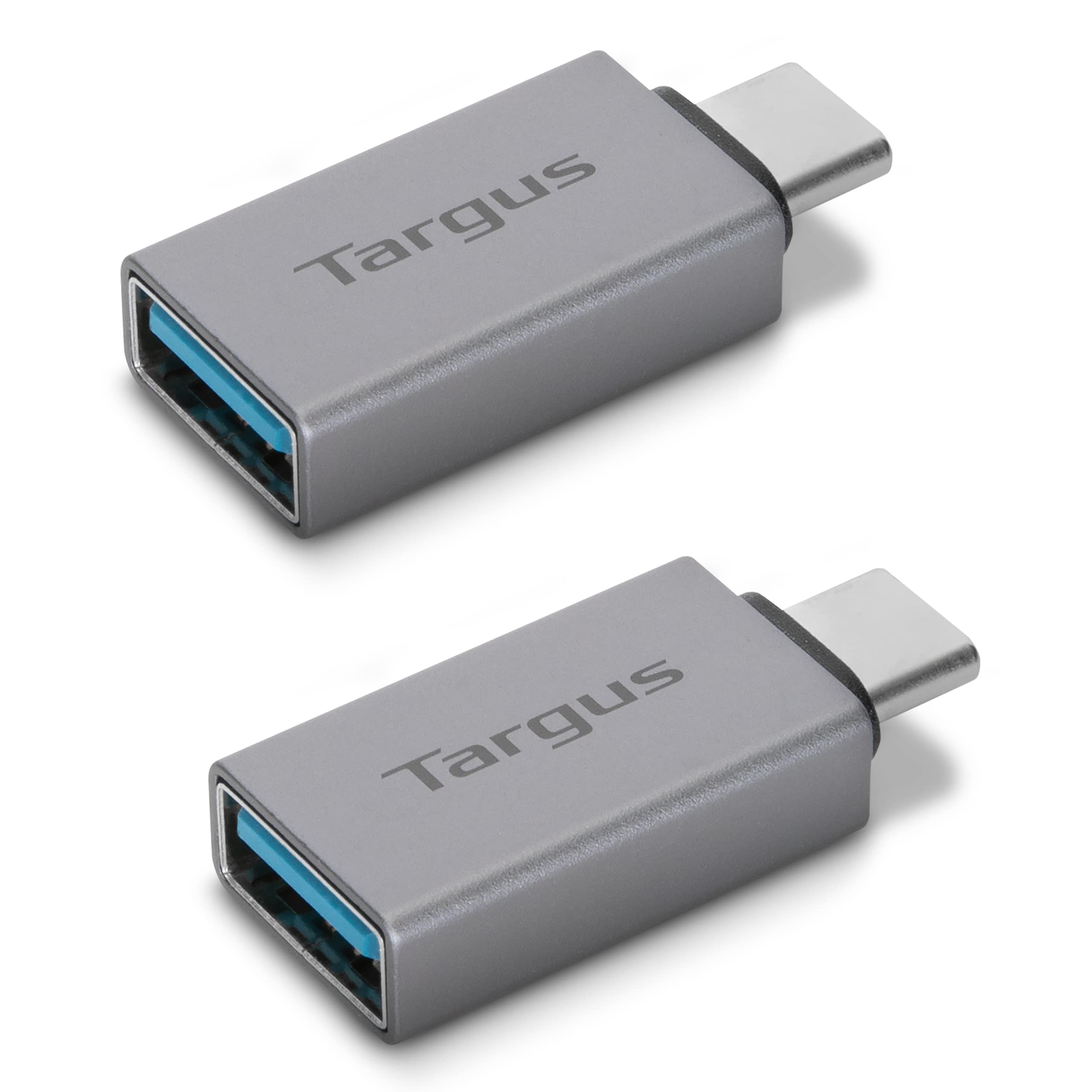 Targus USB-C to USB-A Adapter 2-Pack - Fast Data Transfer, Compact Design - USB C to USB Adapter & USB to USB C Adapter