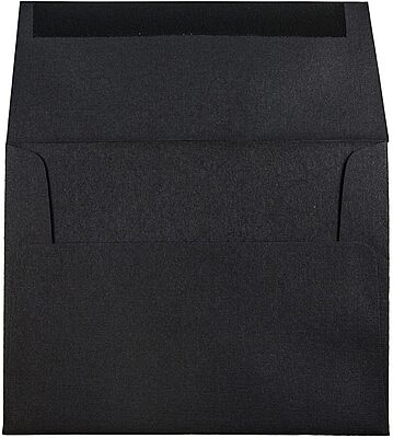 JAM PAPER Booklet Invitation Envelopes, Gummed Seal, 32-lb Linen, 30% Recycled