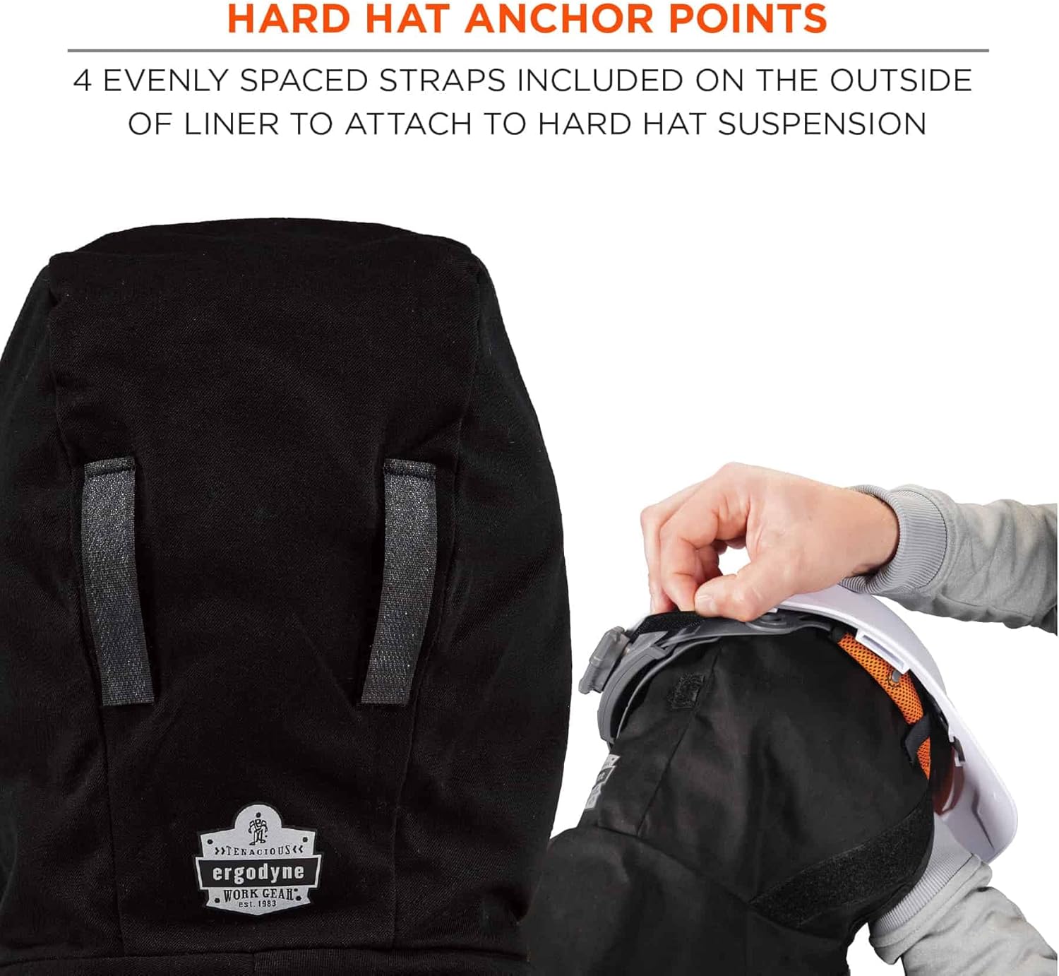 ERGODYNE N-Ferno 2-Layer FR Hard Hat Liner & Mouthpiece