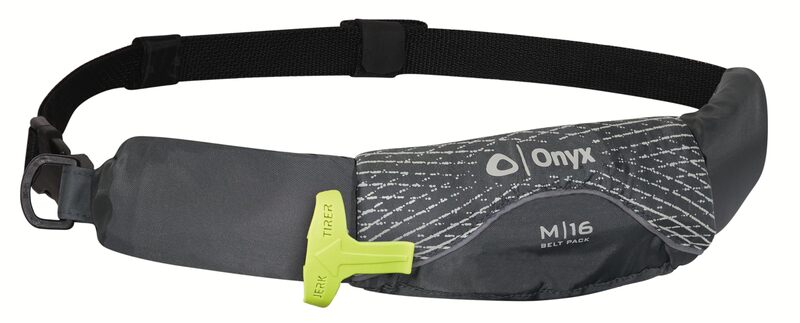 Onyx M-16 Manual Inflatable Belt Pack, U.S. Coast Guard Approved, Low Profile, Compact Design