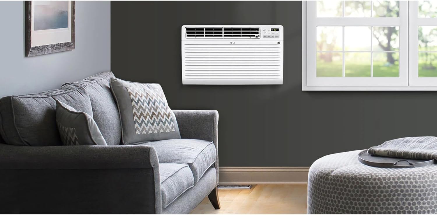 LG LT1430CNR Wall Air Conditioner - Cooler - 4102.99 W Cooling Capacity - 750 Sq. ft. Coverage - Washable - Remote Control
