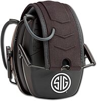 AXIL x SIG SAUER TRACKR Blu Electronic Ear Muffs | 27dB SNR / 21dB NRR Compact Lightweight Water-Resistant Tactical Shooting