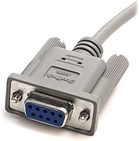 StarTech.com 10' RS232 Serial Null Modem Cable - Null modem cable - DB-9 (F) to DB-9 (F) - 10 ft (SCNM9FF)