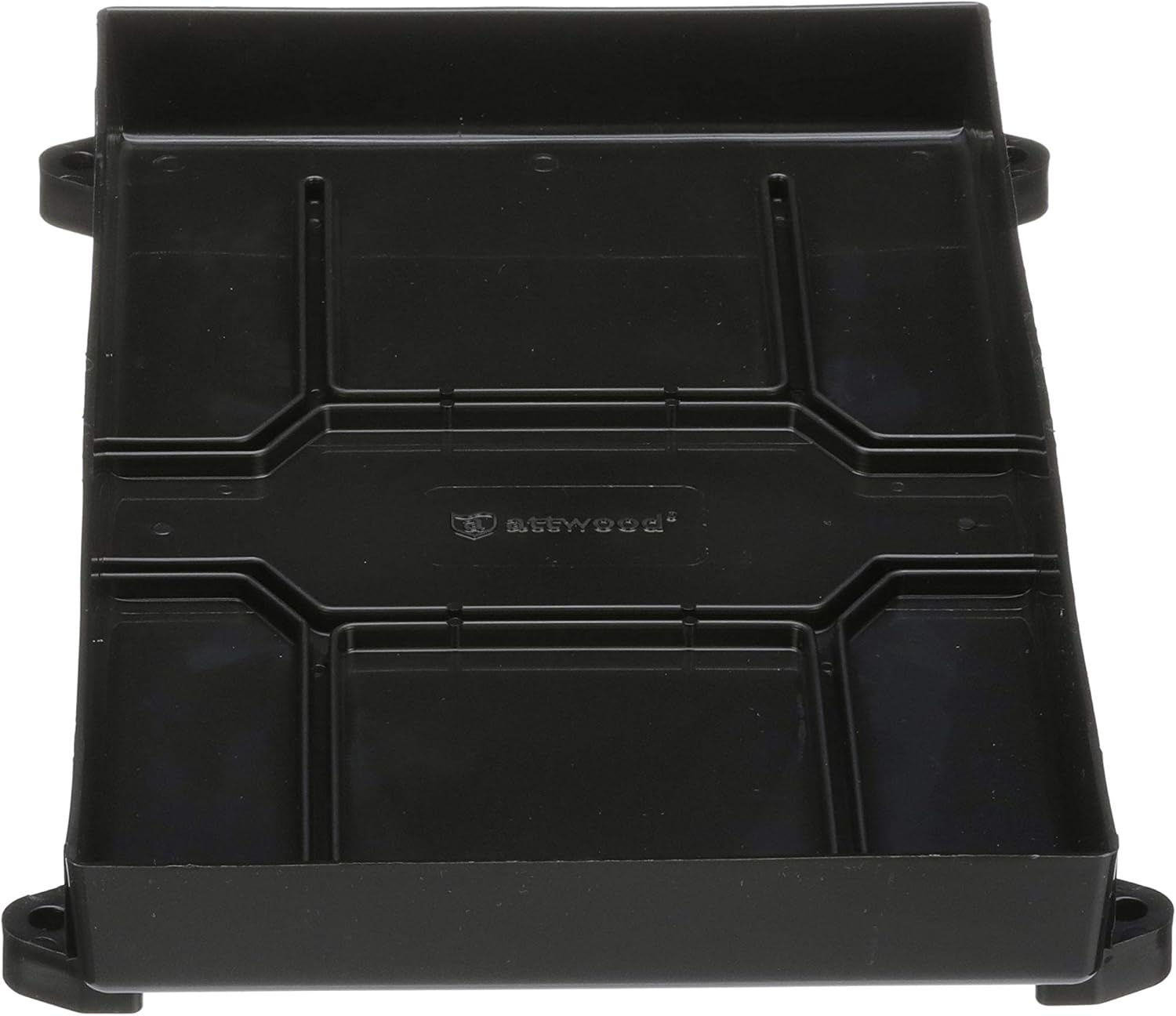 Attwood 9093-5 Battery Tray With Strap, 27/27M Series Battery, 12 3/8-Inches L x 7 1/8-Inches W, For Up to 10 1/2 Inches Tall