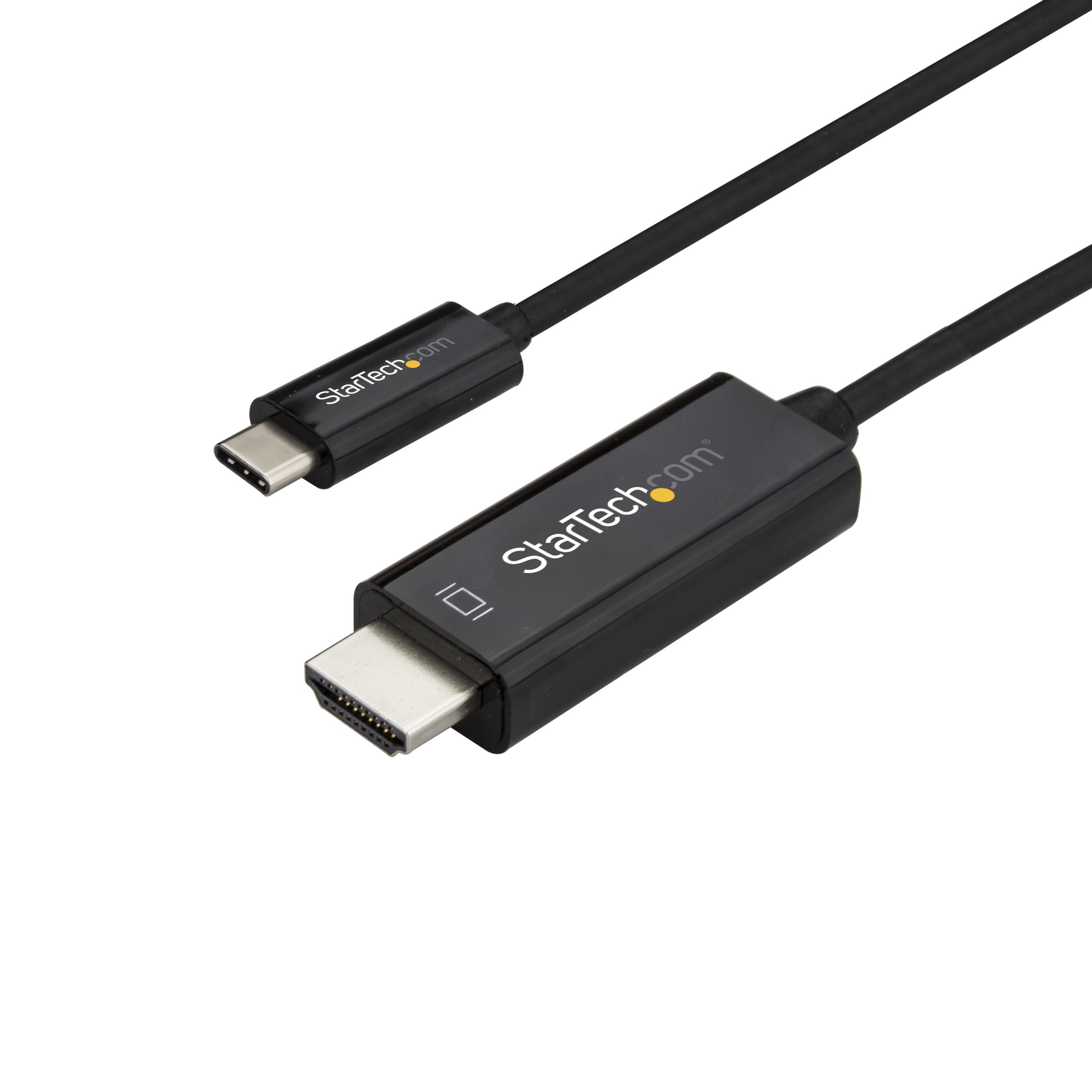 StarTech.com USB C to HDMI Cable - USB Type-C to HDMI 2.0 - 4K 60Hz - Black