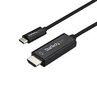 StarTech.com USB C to HDMI Cable - USB Type-C to HDMI 2.0 - 4K 60Hz - Black
