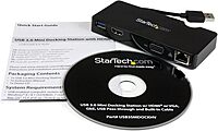 StarTech.com USB 3.0 to HDMI Adapter/Dock with USB 3.0 Pass-Through