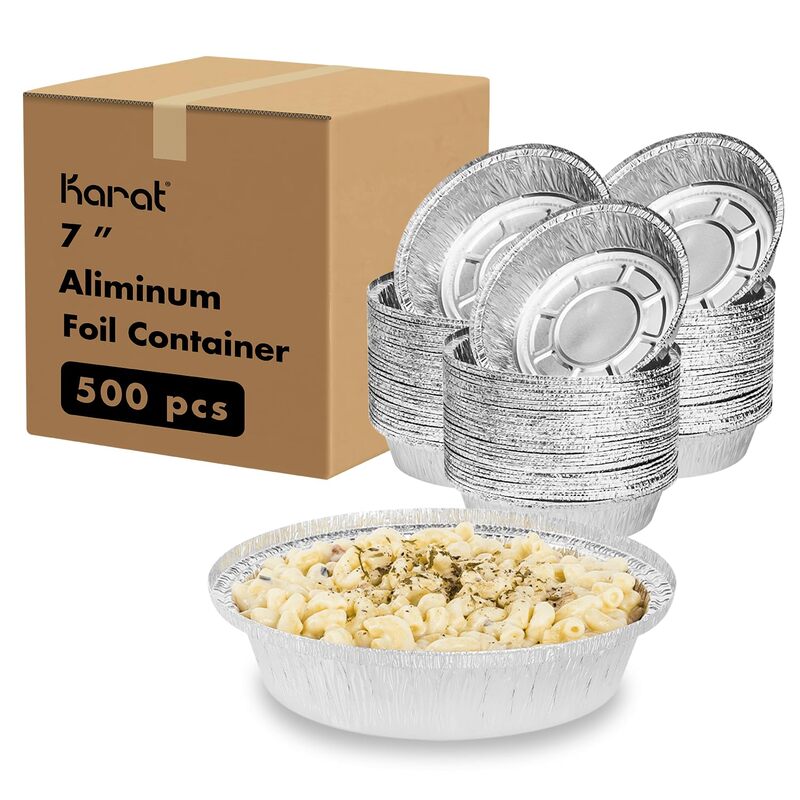 Karat Aluminum Foil Containers and OPS Dome Lids