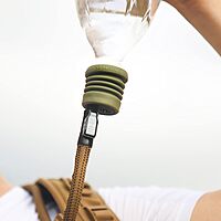 Source Tactical WXP 3L Low Profile Hydration System Upgrade Kit w/ Universal Tube Adaptor, Coyote