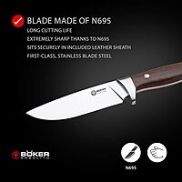 BOKER Arbolito Hunter Fixed-Blade Hunting Knife