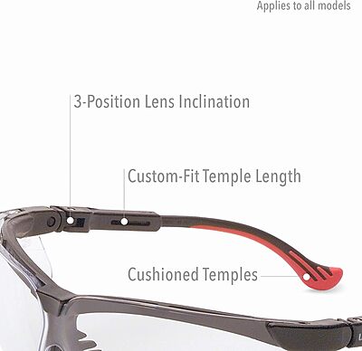 Uvex by Honeywell Genesis XC Safety Glasses - Rx-Ready