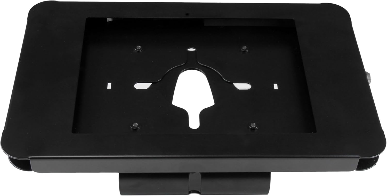 StarTech.com Secure Tablet Enclosure Stand- Lockable Anti Theft Steel Desk or Wall Mount for 9.7" iPad/Tablet
