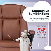 Serta Fairbanks Big & Tall Executive Office Chair, Ergonomic Comfy High-Back ComputerChairs with Lumbar Support