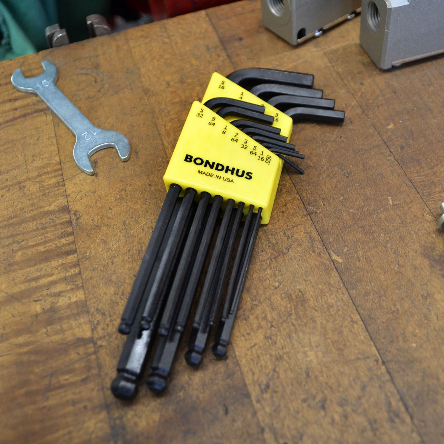 Bondhus 10936 set of 12 Balldriver L-wrenches, ProGuard Finish, sizes .050-5/16-Inch