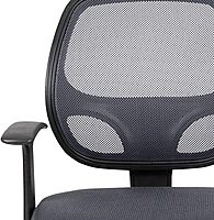 FLASH FURNITURE Flash Fundamentals Mid-Back Mesh Swivel Ergonomic Task Office Chair with Arms