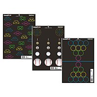 Champion Targets 45830 Visicolor Fun & Games Target (12 Pack)