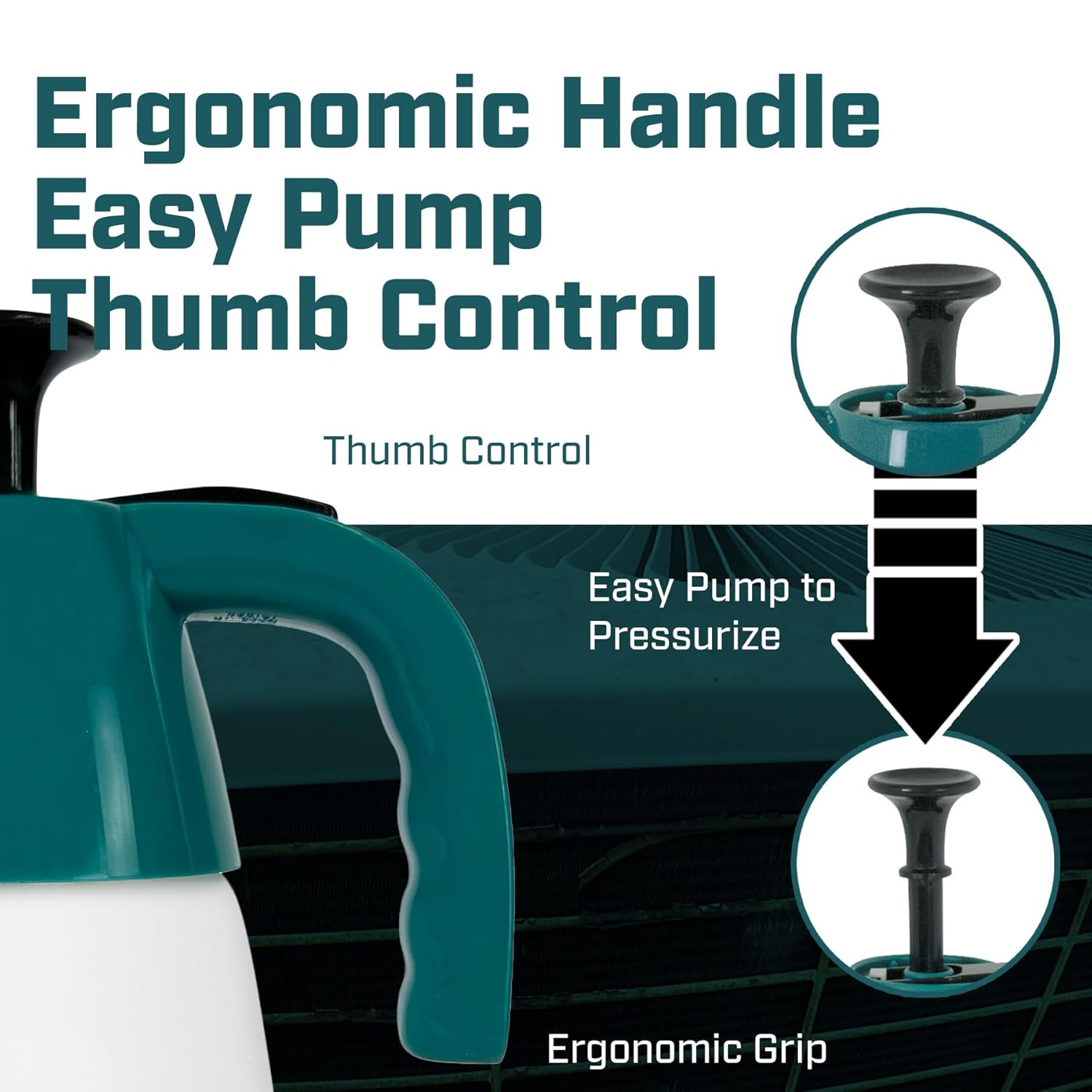 Chapin International 1046 48-Ounce Industrial Cleaner/Degreaser Handheld Pump Sprayer, 48-Ounce, Translucent White, 1 Pack