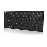 Adesso SlimTouch 510 Mini Keyboard with USB Hubs (AKB-510HB), Black