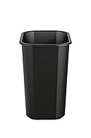 Suncast 3 Gallon Resin Waste Basket with Rolled Lip for Strength, Compact Design for Offices, Classrooms