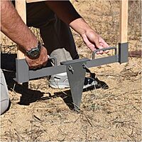 Birchwood Casey 24" Steel Target Stand with Spike - Durable Powder-Coated Metal Target Base Stand for Shooting