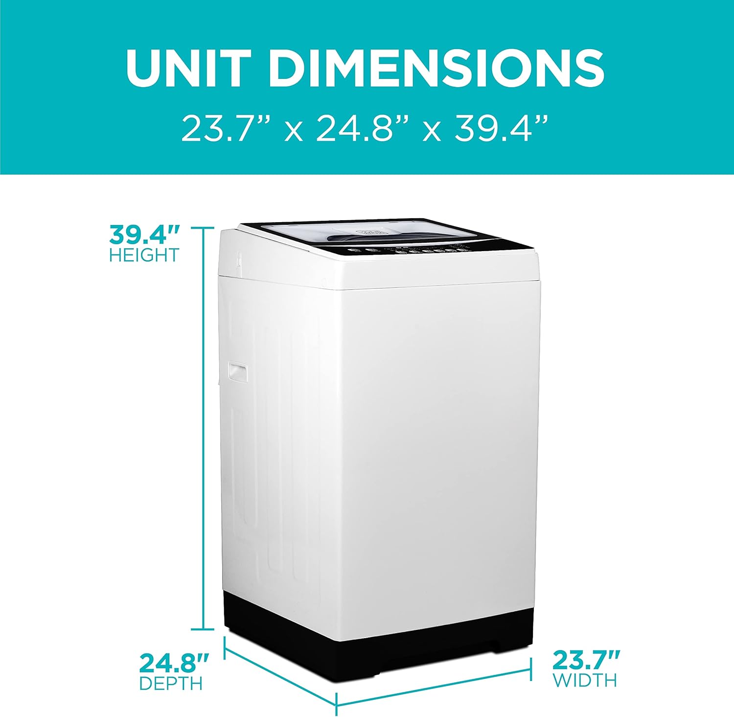 BLACK+DECKER Portable Washer, Top-Load with Stainless Steel Tub