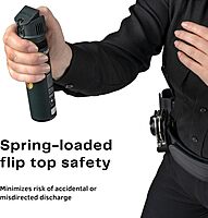 ASP Defender LE Pepper Spray Stream MK3 & Decon Cleanser Spray, Self-Defense OC for Law Enforcement Professionals