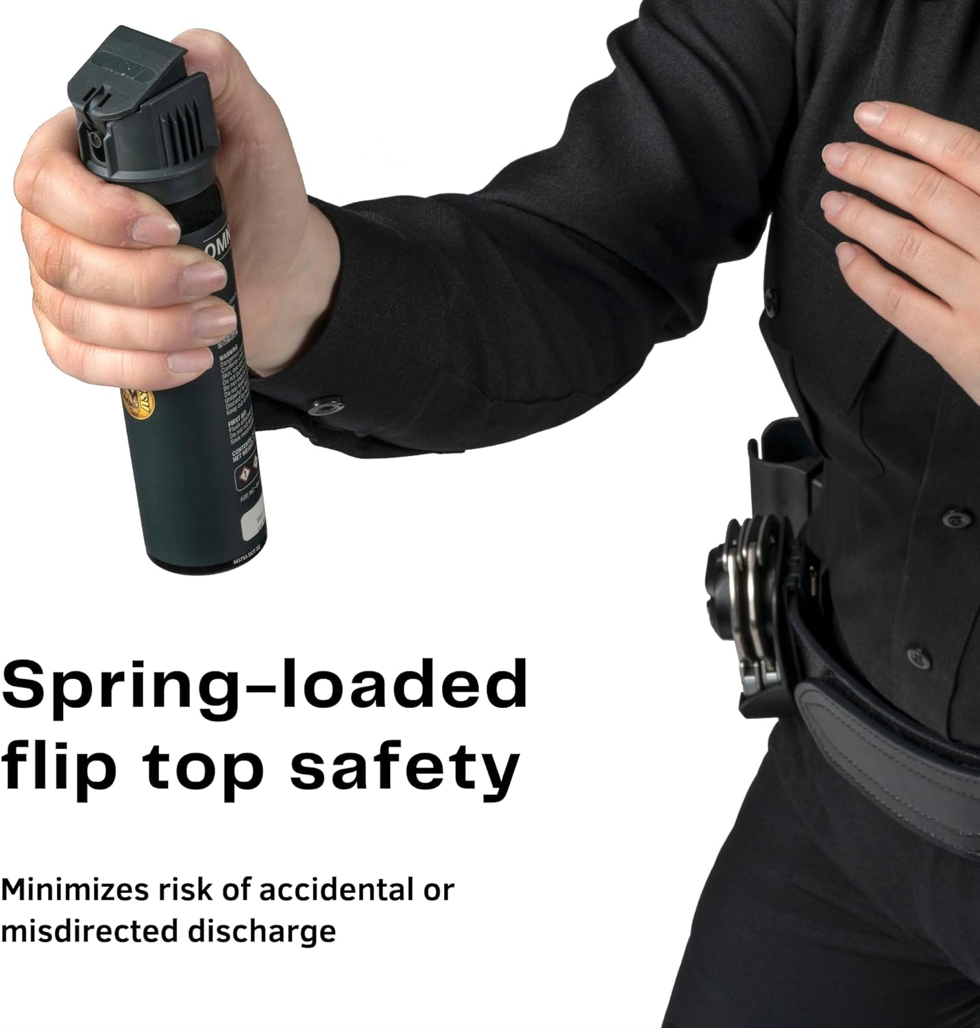 ASP Defender LE Pepper Spray Stream MK3 & Decon Cleanser Spray, Self-Defense OC for Law Enforcement Professionals