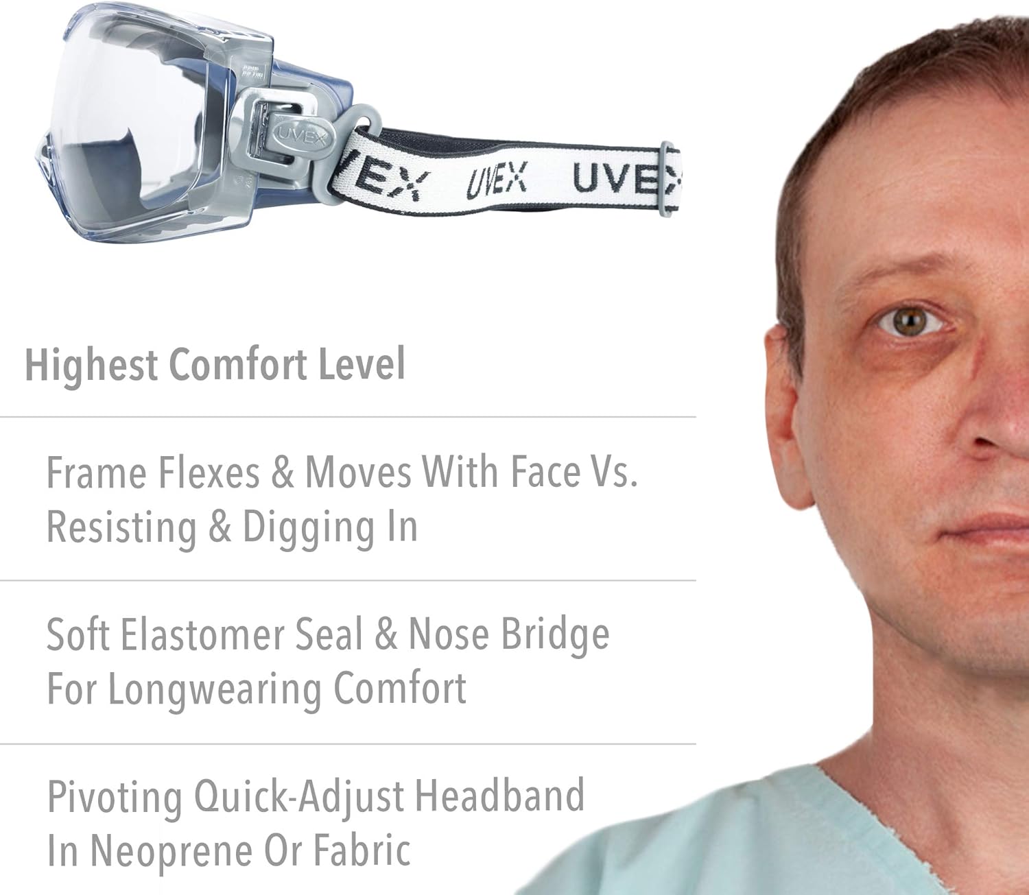 UVEX Stealth OTG Safety Goggles