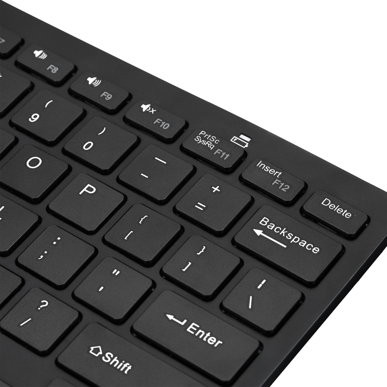 SlimTouch WKB-1100BB Bluetooth 3.0 Mini Keyboard with Scissor-Switch, Multimedia and Internet Hotkeys, 78-Key US Layout