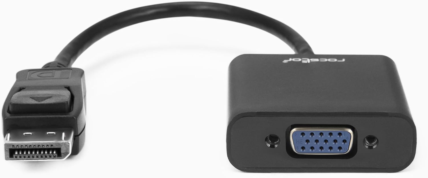 Rocstor DisplayPort to VGA Video Adapter Converter (Y10A102-B1)