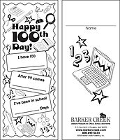 Barker Creek Bookmark Duets Color Me Adult Coloring Book Style Bookmarks