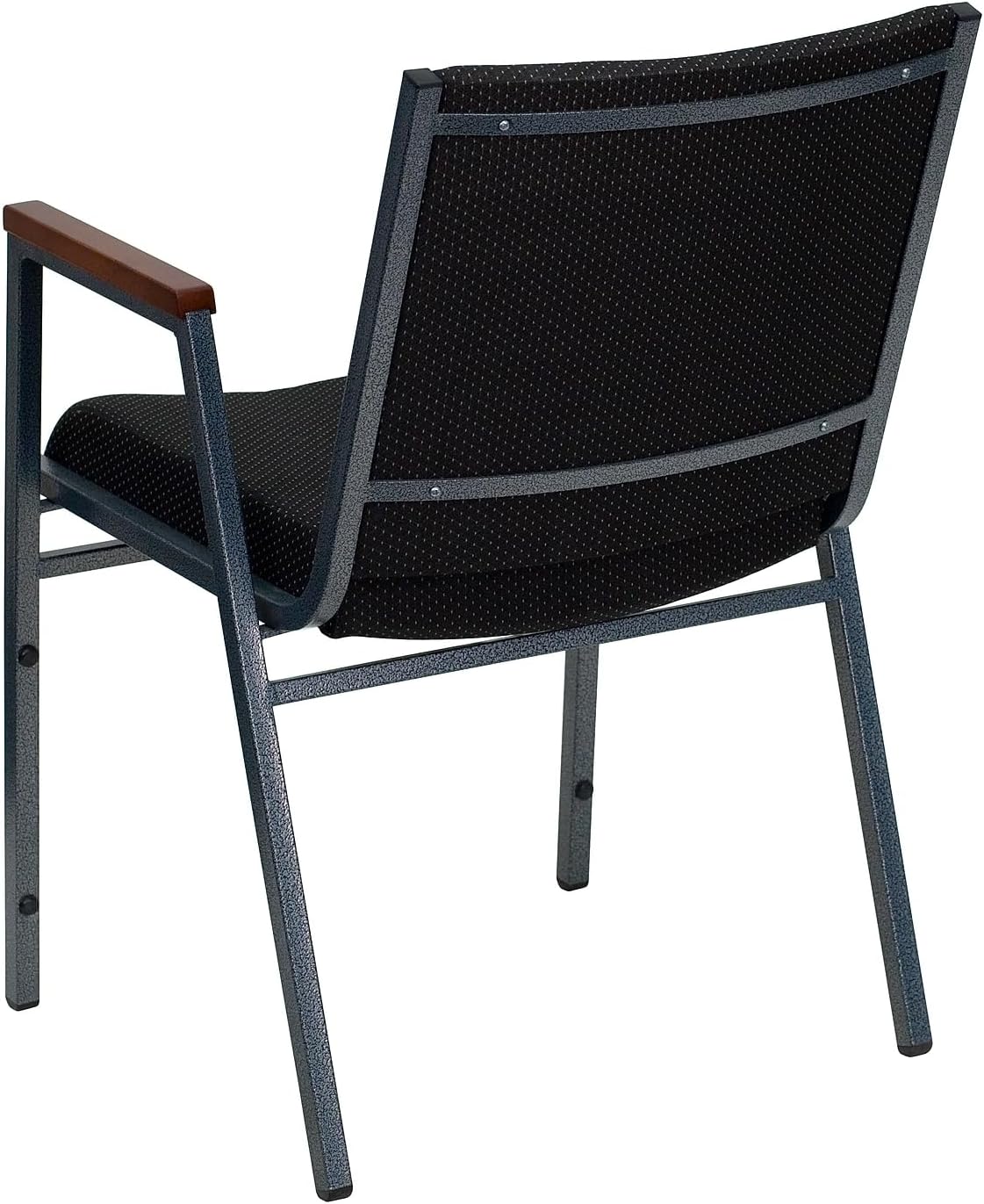 Flash Furniture HERCULES Series Heavy Duty Fabric Stack Chair with Arms and Ganging Bracket