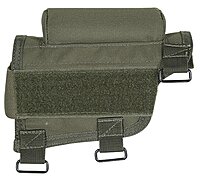 VOODOO TACTICAL Adjustable Buttstock Cheek Piece with Ammo Carrier