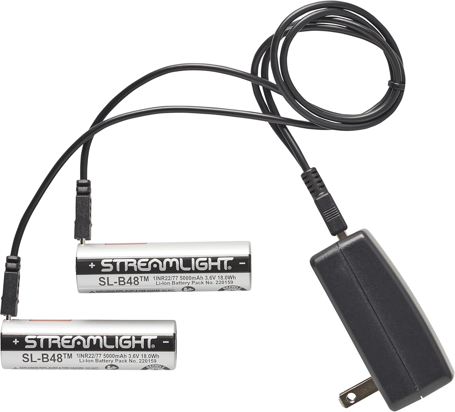 Streamlight 88133 SL-B48 Rechargeable Battery Pack for The ProTac HL 6, 2-Pack
