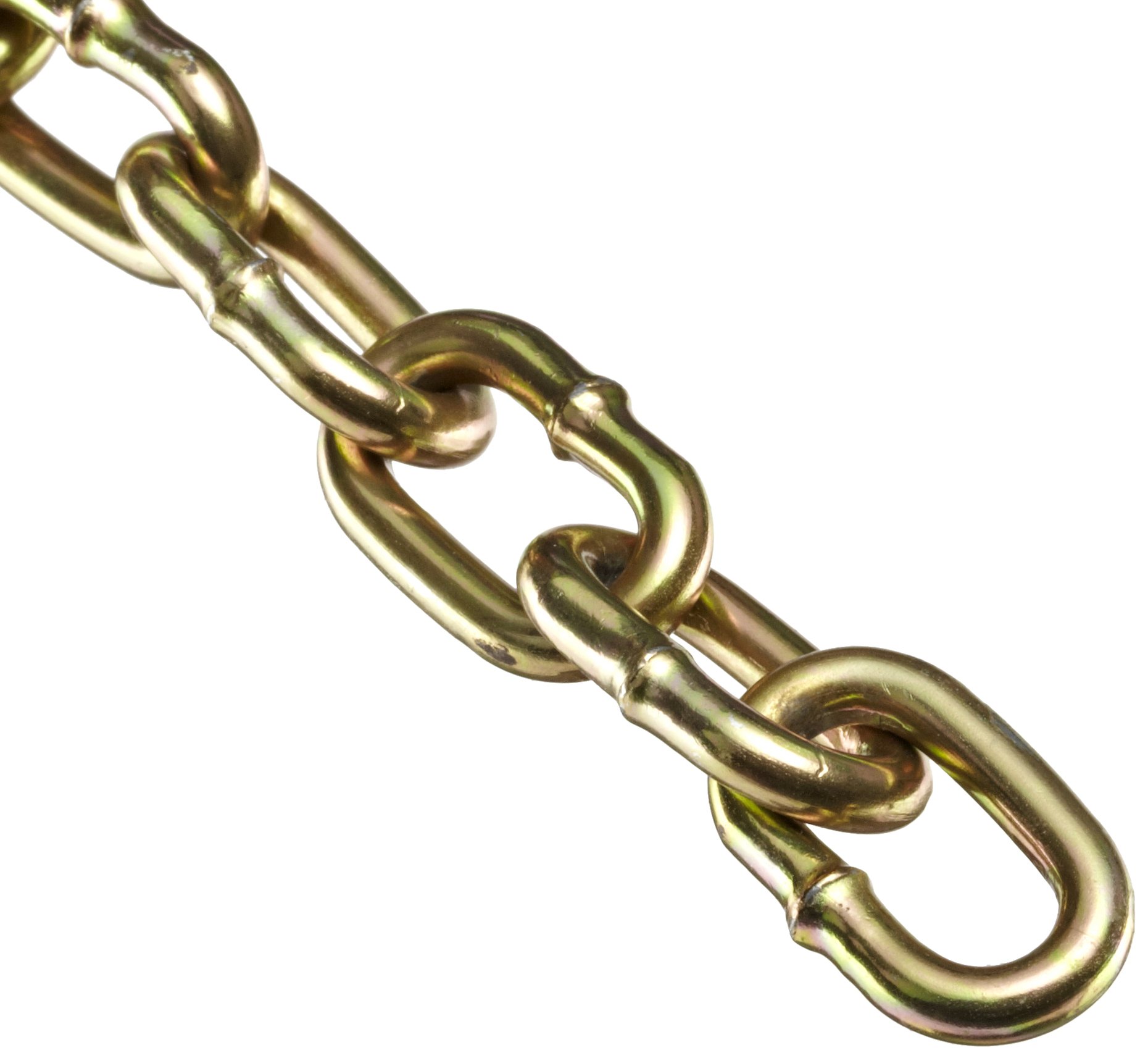 Campbell 0723367 Low Carbon Steel Straight Link Machine Chain on Reel, Brass Glo, #3 Trade, 0.14" Diameter, 50' Length