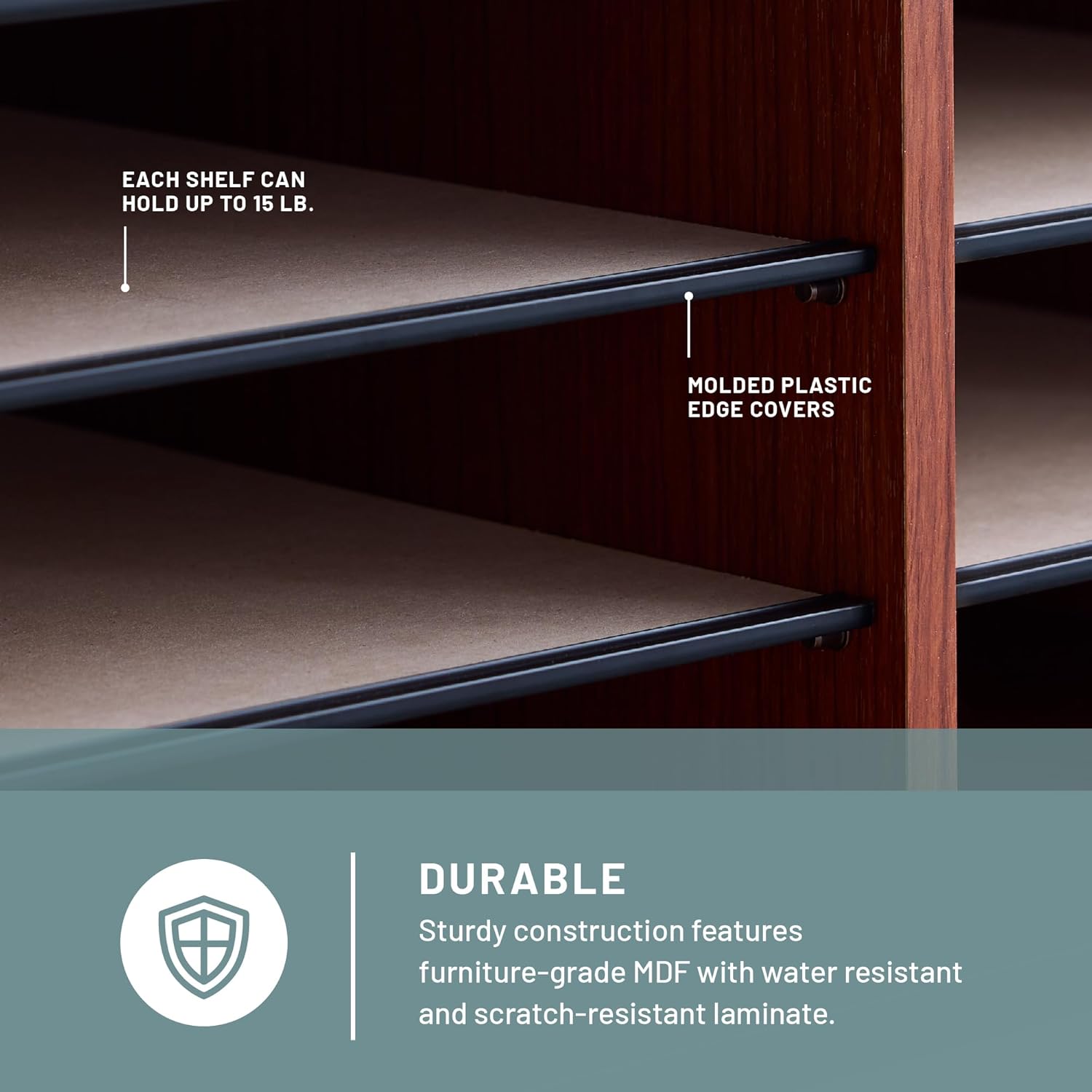 SAFCO Wood Adjustable Literature Organizer