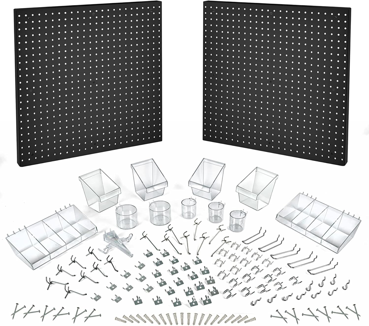 Azar Displays 125-Piece Pegboard Organizer Kit