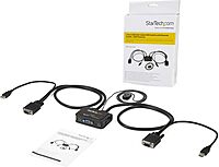 StarTech.com 2-Port USB Cable KVM Switch with Remote Switch