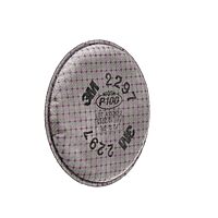 3M P100 Advanced Respirator Filter 2297, 1 Pair, Helps Protect Against Oil and Non-Oil Based Particulates