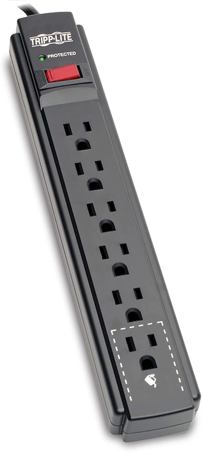 TRIPP LITE Protect It! 6-Outlet Surge Protector Power Strip