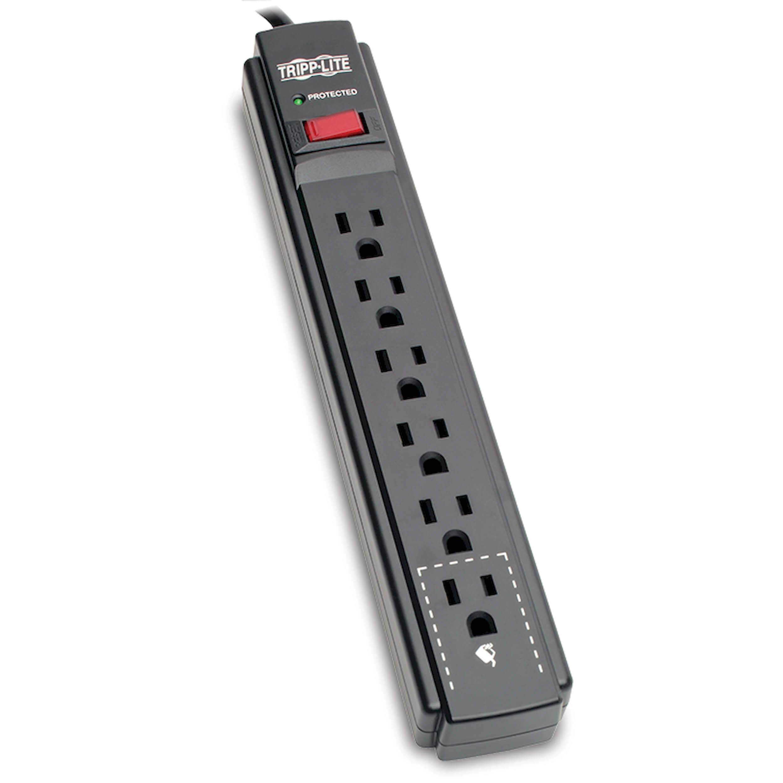 TRIPP LITE Protect It! 6-Outlet Surge Protector Power Strip
