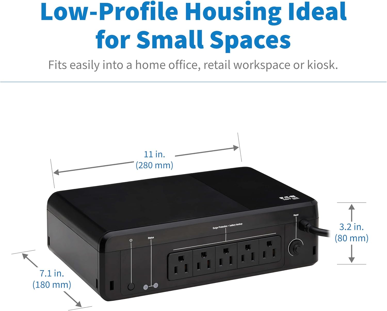TRIPP LITE BC Series Desktop UPS - Battery Backup & Surge Protector