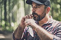 Gerber Gear Ultimate Survival Knife - Fixed Blade Knife with Fire Starter, Sharpener, and Emergency Whistle